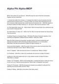 Alpha Phi Alpha-IMDP &lpar;2025&sol;2026 Newest Update&rpar; COMPLETE QUESTIONS AND VERIFIED ANSWERS ALREADY GRADED A&plus;&excl;&excl;