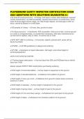PLAYGROUND SAFETY INSPECTOR CERTIFICATION EXAM 2025 QUESTIONS WITH SOLUTIONS GUARANTEE A&plus;