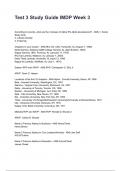 Test 3 Study Guide IMDP Week 3 &lpar;2025&sol;2026 Newest Update&rpar; COMPLETE QUESTIONS AND VERIFIED ANSWERS ALREADY GRADED A&plus;&excl;&excl;