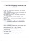 ICC Reinforced Concrete Questions And Answers