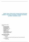 NR507 FINAL EXAM STUDY GUIDE QUESTIONS AND CORRECT DETAILED ANSWERS &lpar;VERIFIED ANSWERS&rpar; &vert;ALREADY GRADED A&plus;2025