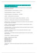 TAM COMPREHENSIVE EXAM 2025 QUESTIONS WITH ANSWERS GUARANTEE A&plus;