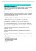 TAM CORE EXAM STUDY GUIDE 2025 QUESTIONS WITH ANSWERS GUARANTEE A&plus;