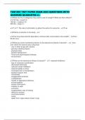 TAM EOC TEST PAPER EXAM 2025 QUESTIONS WITH ANSWERS GUARANTEE A&plus;
