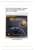 Test Bank - Microbiology&colon; A Systems Approach&comma; 7th Edition by Marjorie Kelly Cowan and Heidi Smith&comma; All Chapters 1-25 &period;Newest version 2025&period;