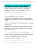 TEXAS LIFE AND HEALTH INSURANCE RELIABLE EXAM 2025 QUESTIONS WITH SOLUTIONS GUARANTEE A&plus;