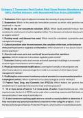 Category 7 Tennessee Pest Control Final Exam Review Questions and 100&percnt; Verified Answers with Guaranteed Pass Score &lpar;20252026&rpar;