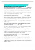 VIRGINIA STATE INSPECTION EOC TEST PAPER 2025 QUESTIONS WITH SOLUTIONS GUARANTEE A&plus;