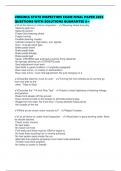 VIRGINIA STATE INSPECTION EXAM FINAL PAPER 2025 QUESTIONS WITH SOLUTIONS GUARANTEE A&plus;