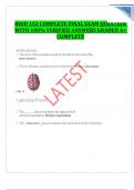 BIOD 152 COMPLETE FINAL EXAM QUESTION WITH 100&percnt; VERIFIED ANSWERS GRADED A&plus; COMPLETE