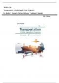 Test Bank - Transportation&colon; A Global Supply Chain Perspective 10th Edition&comma; &lpar;Robert Novack&comma; 2023&rpar;&comma; All Chapters Included