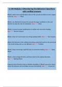 S-190 Module 3 &lpar;Monitoring Fire Behavior&rpar; Questions with verified answers