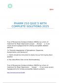 PHARM 210 QUIZ 5 WITH COMPLETE SOLUTIONS 2025