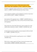 CONCRETE BATCH PLANT OPERATOR EXAM &lpar;FDOT&rpar; QUESTIONS AND ANSWERS LATEST COMPLETE GUIDE&period;Exam &lpar;elaborations&rpar; CONCRETE BATCH PLANT OPERATOR