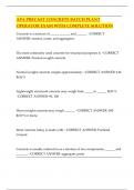 APA PRECAST CONCRETE BATCH PLANT OPERATOR EXAM WITH COMPLETE SOLUTION