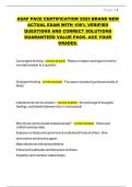 ASAP PACE CERTIFICATION 2025 BRAND NEW ACTUAL EXAM WITH 100- VERIFIED QUESTIONS AND CORRECT SOLUTIONS GUARANTEED VALUE PACK- ACE YOUR GRADES&period;&period;