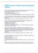 VSIM Scenario 5 Skyler Hansen Diabetes Pretest Questions and Answers Best rated A&plus; Guaranteed Success Latest Update