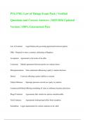 PVL3702&colon; Law of Things Exam Pack &vert; Verified Questions and Correct Answers &vert; 2025&sol;2026 Updated Version &vert; 100&percnt; Guaranteed Pass