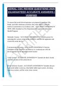AERIAL CDC REVIEW QUESTIONS 2025 &vert;GUARANTEED ACCURATE ANSWERS &vert;VERIFIED