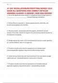 U1 UST INSTALLATION&sol;RETROFITTING NEWEST 2025 EXAM ALL QUESTIONS AND CORRECT DETAILED ANSWERS ALREADY A GRADED &vert; NEW AND REVISED