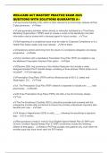 WELLCARE ACT MASTERY PRACTICE EXAM 2025 QUESTIONS WITH SOLUTIONS GUARANTEE A&plus;