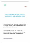 CRPC PRACTICE ACTUAL EXAM 2 QUESTIONS AND ANSWERS 2025
