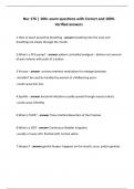 Nur 176 &vert; 100&plus; exam questions with Correct and 100&percnt; Verified answers