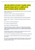 3M 302 RPPO STUDY GUIDE 2025 QUESTIONS WITH COMPLETE SOLUTIONS NEW UPDATE