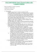 WGU D079 RNM1 Task 2 &vert;Latest Update with Complete Solution