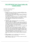 WGU D079 RNM1 Task 1 &vert;Latest Update with Complete Solution