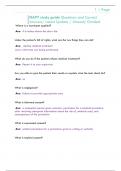 NAPT study guide Questions and Correct  Answers&sol; Latest Update &sol; Already Graded