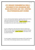 ATI&colon; ENGAGE FUNDAMENTALS RN2&period;0 - DOCUMENTATION 2025&vert;BRAND NEW EXAM QUESTIONS AND 100&percnt; VERIFIED SOLUTIONS&vert;EXCELLENT SCORES 
