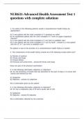 NUR631 questions with correct answers