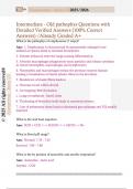 Intermediate - Old pathophys Questions with  Detailed Verified Answers &lpar;100&percnt; Correct  Answers&rpar; &sol;Already Graded A&plus;