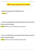 MHIC Actual Exam &lpar;Latest 2025 &sol; 2026 Update&rpar; Questions and Verified Answers &vert; 100&percnt; Correct &vert; Grade A&plus;