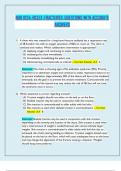NUR 1024&colon; FRACTURES&colon; NCLEX QUESTIONS WITH ACCURATE  ANSWERS