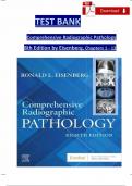  Test Bank For Comprehensive Radiographic Pathology 7th Edition By Eisenberg  LATEST UPDATE&excl;&excl;&excl;&excl;