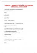 IFSTA Fire Instructor Exam Questions with 100&percnt; Correct Answers &vert; Latest Version &lpar;2025&rpar; Expert Verified
