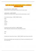 NUR 505 EXAM QUESTIONS WITH CORRECT ANSWERS 2025