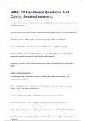 HRM 120 Final Exam Questions And Correct Detailed Answers&period;