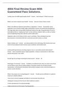 4004 Final Review Exam With Guaranteed Pass Solutions&period;