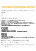 TCFP PREP QUESTIONS AND ANSWERS GRADED A&plus; LATEST UPDATE