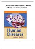 Test Bank for Human Diseases A Systemic Approach 7th Edition by Zelman