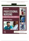 Test Bank for Professional Nursing 10th Edition Black