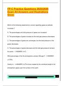 FP-C Practice Questions 2025&sol;2026  Exam All Answers and Illustrations  Given