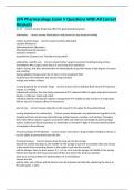 LVN Pharmacology Exam V Questions With All Correct Answers