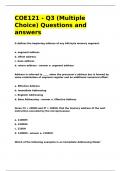 COE121 - Q3 &lpar;Multiple Choice&rpar; Questions and answers