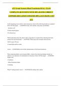 ATI Virtual Scenario Blood Transfusion REAL  EXAM  COMPLETE QUESTIONS WITH 100&percnt; RATED CORRECT ANSWERS 2025 LATEST UPDATED 100&percnt; &lpar;ACCURATE &rpar; GET A&plus;&excl;&excl;