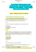 Test Bank Philosophies and Theories for Advanced Nursing Practice 3rd Edition Butts-100&percnt; Top scorss-2023-2024