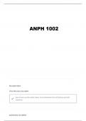 ANPH 1002 RESPIRATORY AND CARDIOVASCULAR SYSTEMS QUESTIONS AND VERIFIED ANSWERS